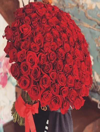 Kırmızı Gül Buketi 101 Gül 5441