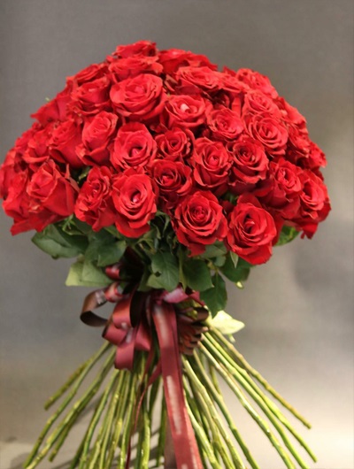 41 Adet Kırmızı Gül Buketi 5437
