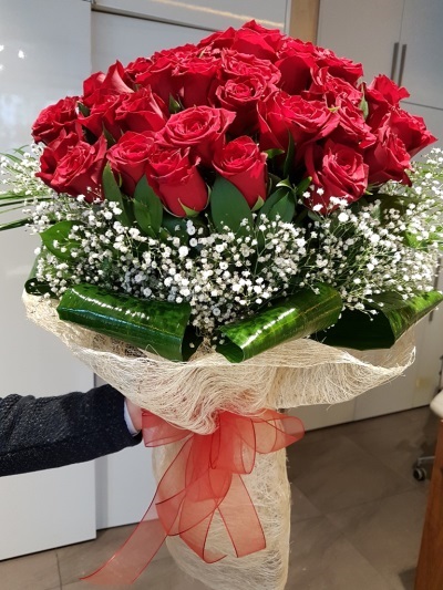Gül Buketi 41 Adet Kırmızı Gül